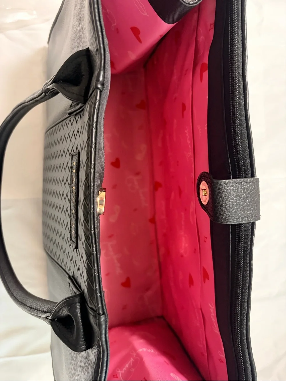 Mary Kay Black Men's Laptop Tote with Gold Logo